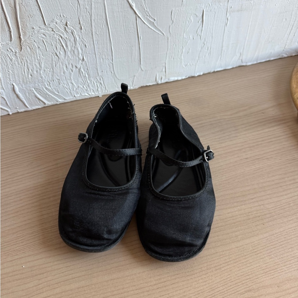 Zara Kids Black Mary Jane Shoes